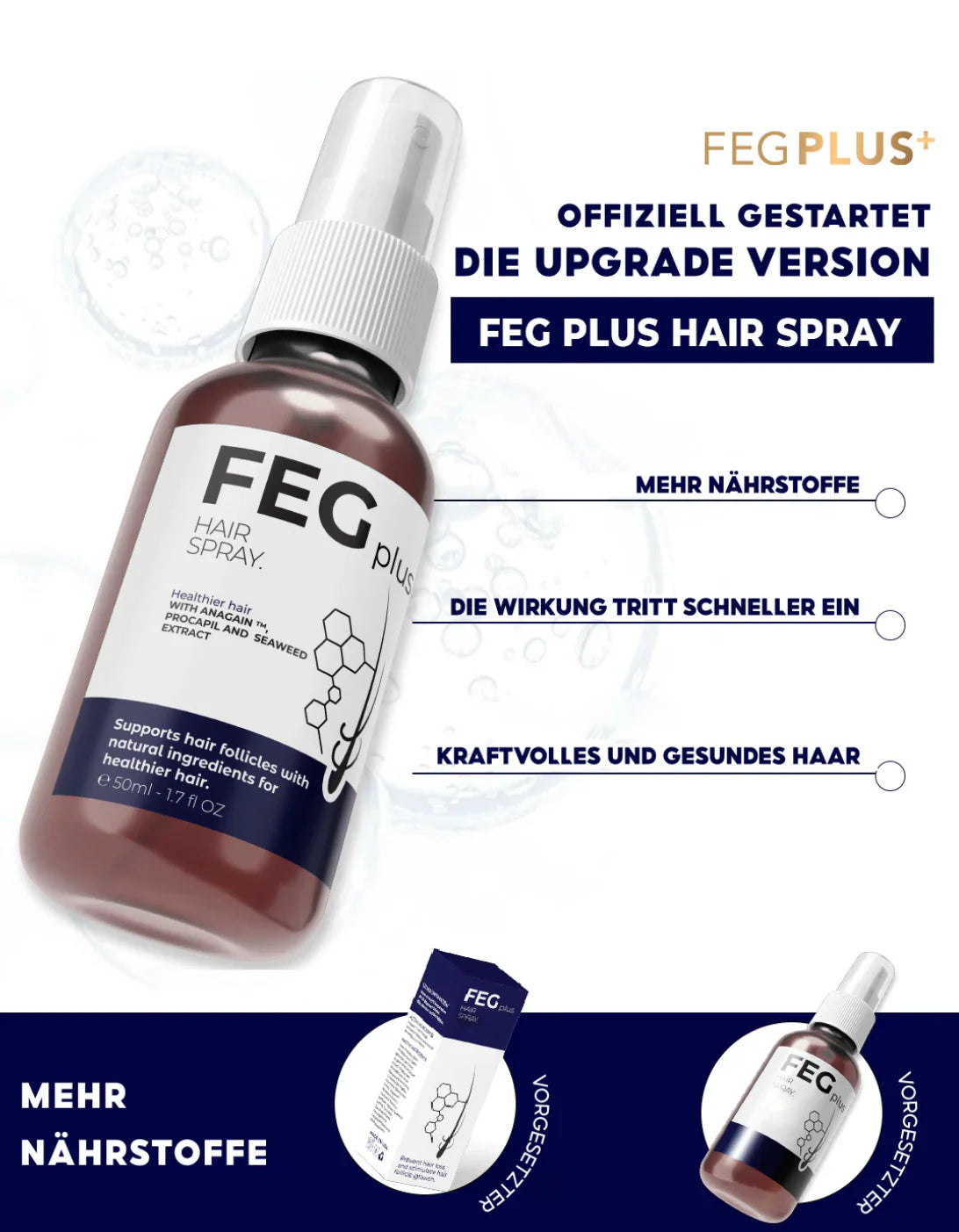 FEG PLUS Hair Growth Spray | 100% ORIGNAL